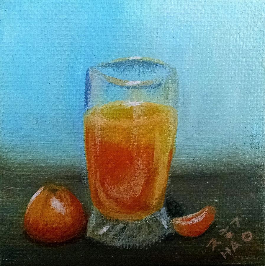Orange Juice Painting by Helian Cornwell