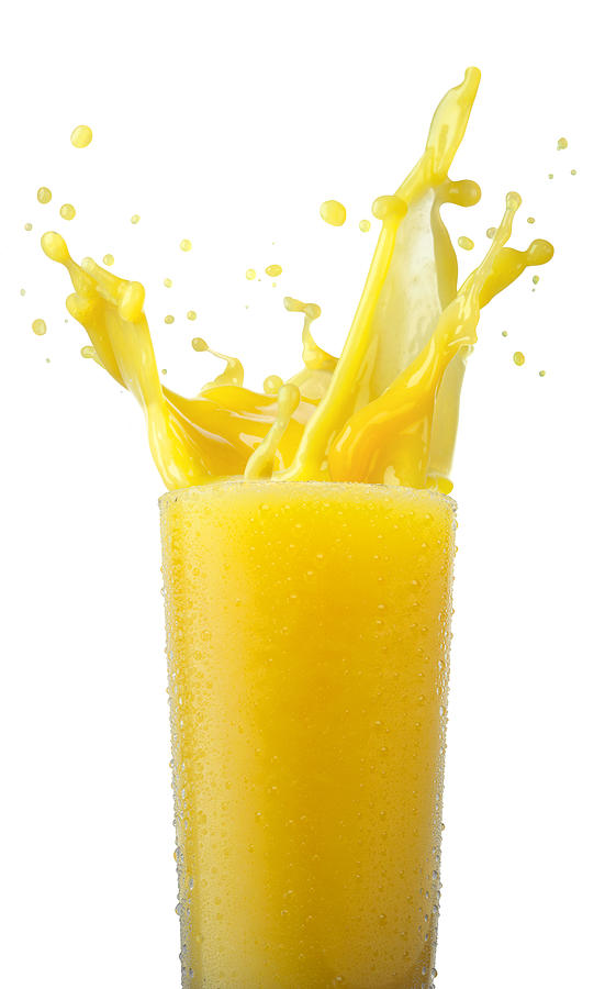 Orange Juice Splashing Photograph by Jack Andersen