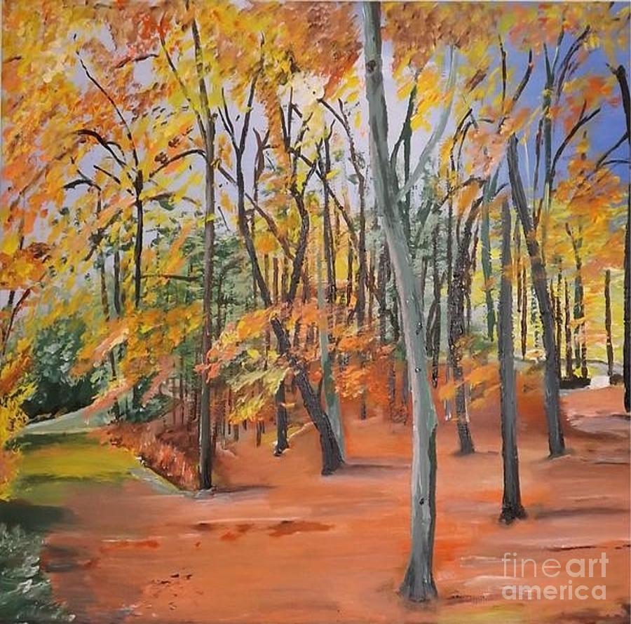 Orange Park Painting by Denise Morgan