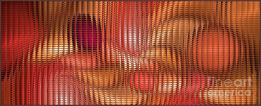 Orange Samba Mosaic Digital Art by Doug Morgan