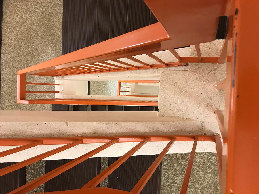 Orange Stairs Photograph by Brian Sereda