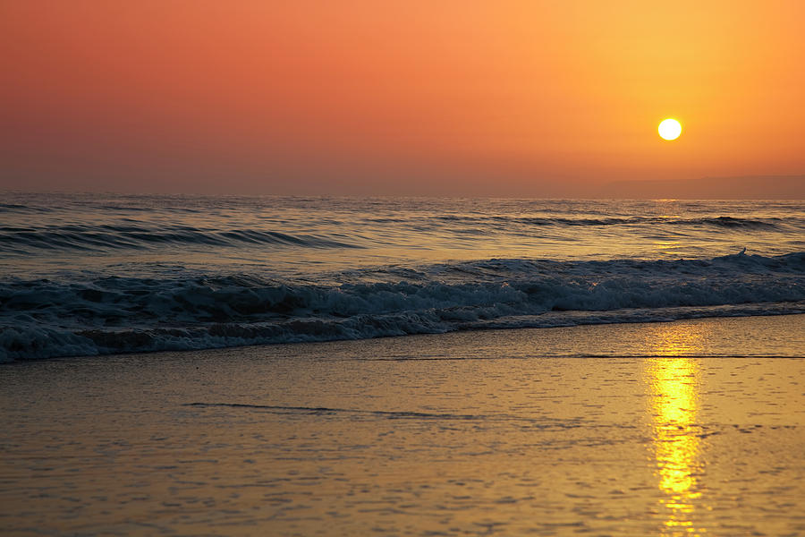 Orange Sunset Photograph by Fernandoah