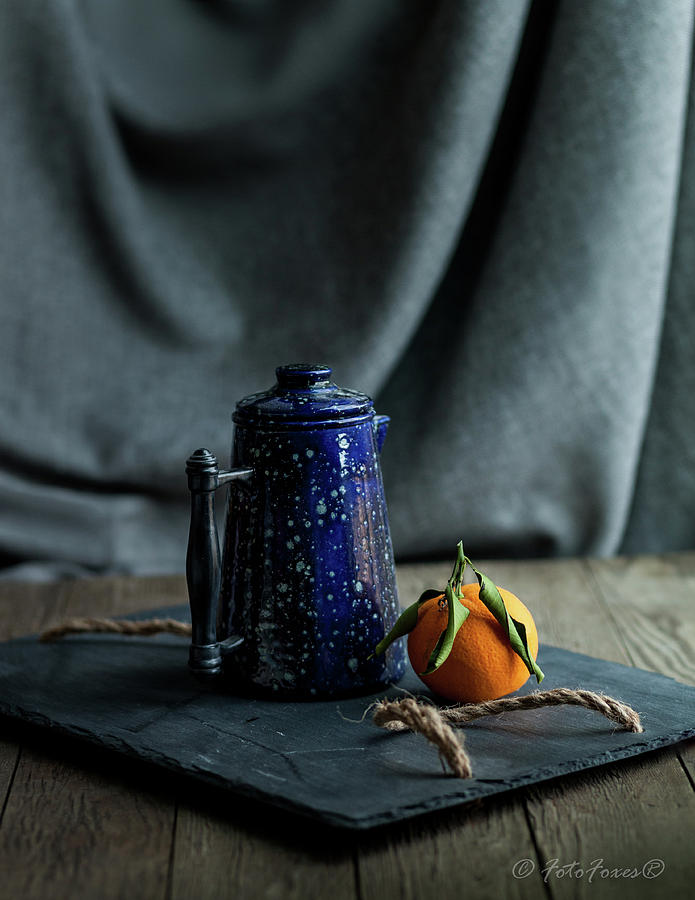Orange Tea Photograph by Alexander Fedin