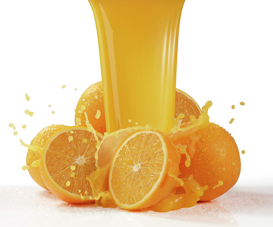 Oranges And Orange Juice Photograph by Jack Andersen