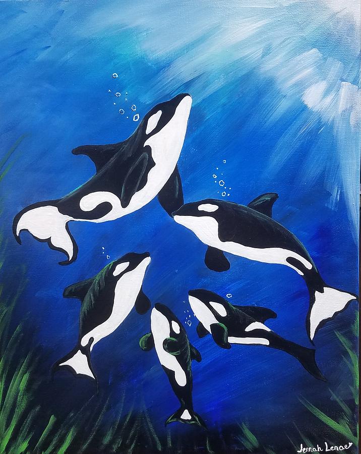 Orca Family by Jennah Lenae Orca Family by Jennah Lenae