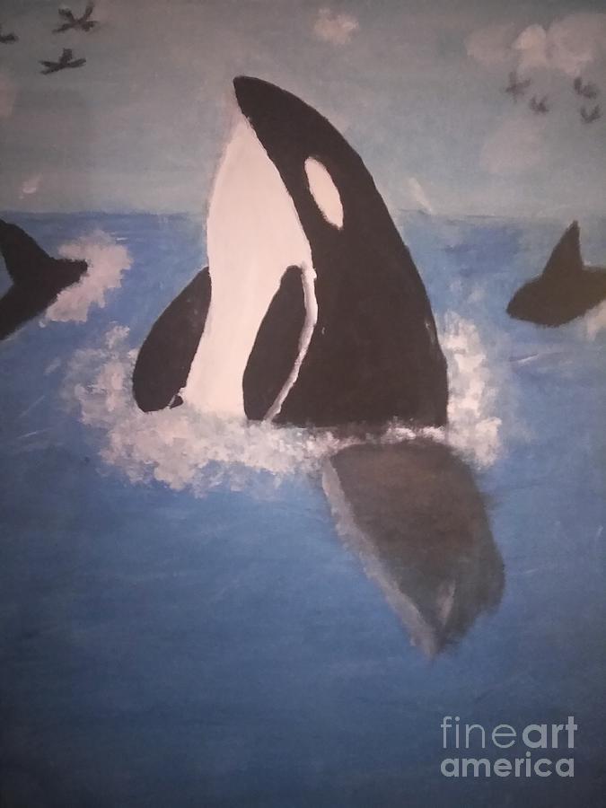 Orcas At Sea by Joyce A Rogers Orcas At Sea by Joyce A Rogers