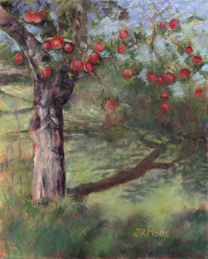 Orchard Apples Painting by Julie Maas