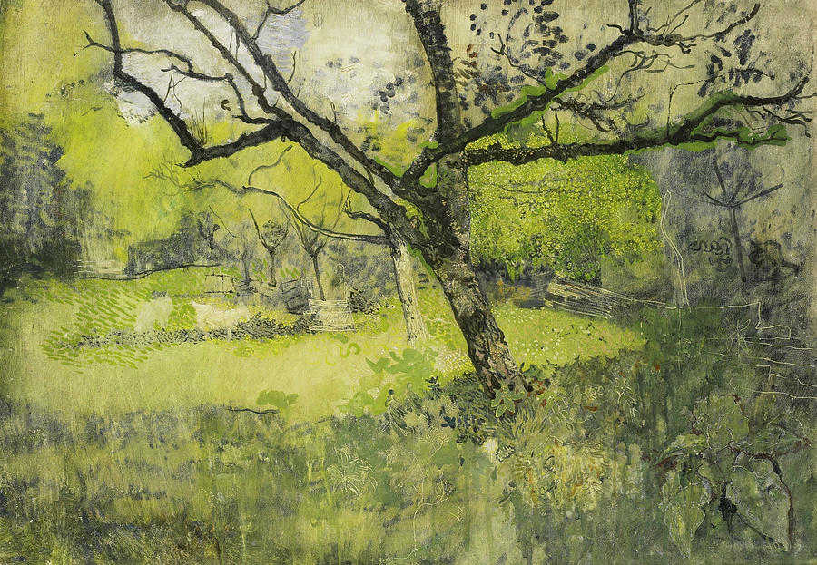 Orchard in Eemnes Painting by Richard Roland Holst