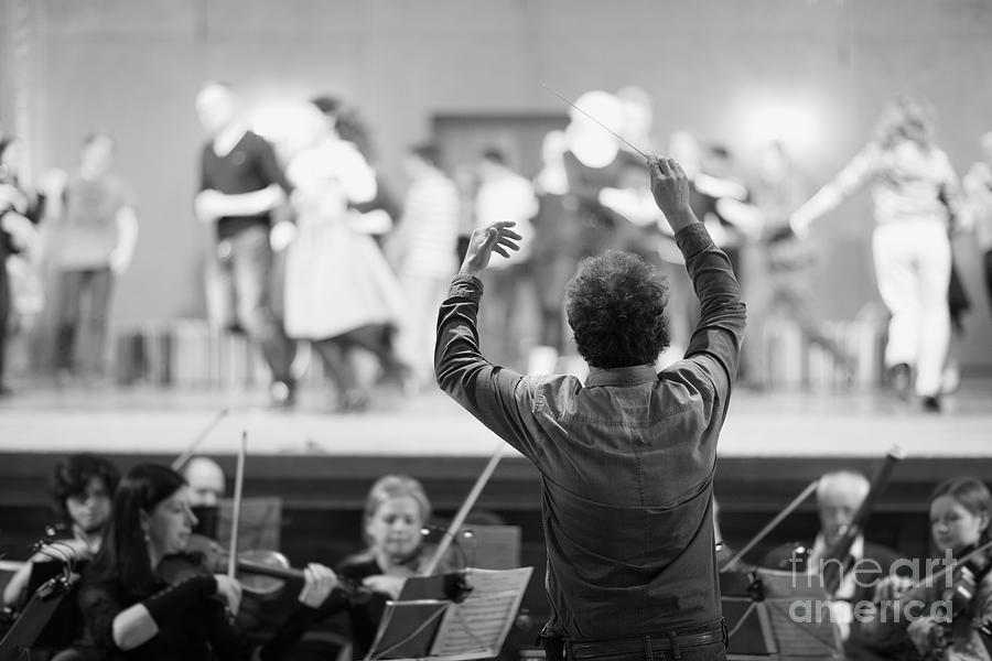 Harmony Photograph - Orchestra Conductor Leading The by Anna Jurkovska Harmony Photograph - Orchestra Conductor Leading The by Anna Jurkovska
