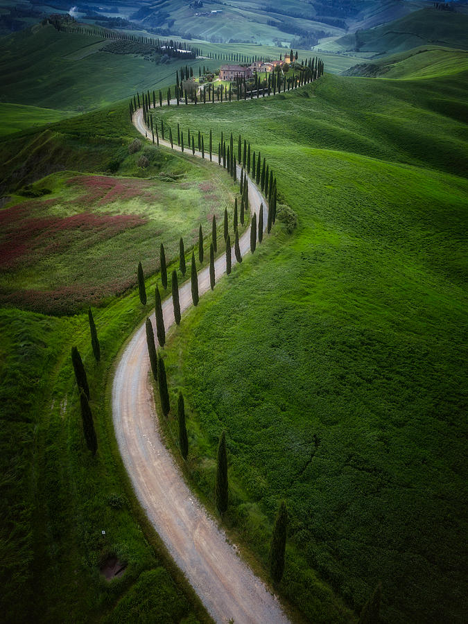 Orcia Valley Photograph by Bartolome Lopez