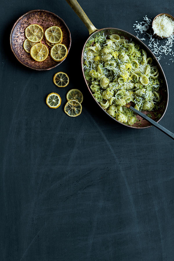 Broccoli Photograph - Orecchiette With Broccoli Sauce by Great Stock!