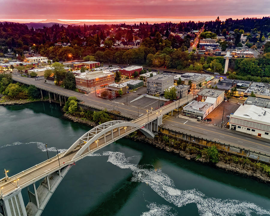 Oregon City Morning Photograph by George Shubin - Fine Art America