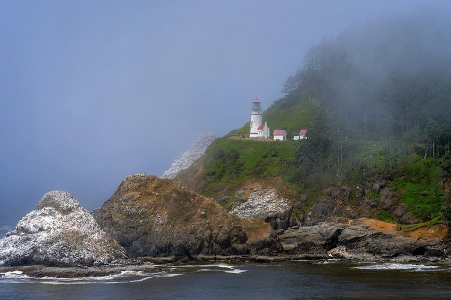 Oregon Coast Lighthouse Photograph by Your Nature and Travel Images ...