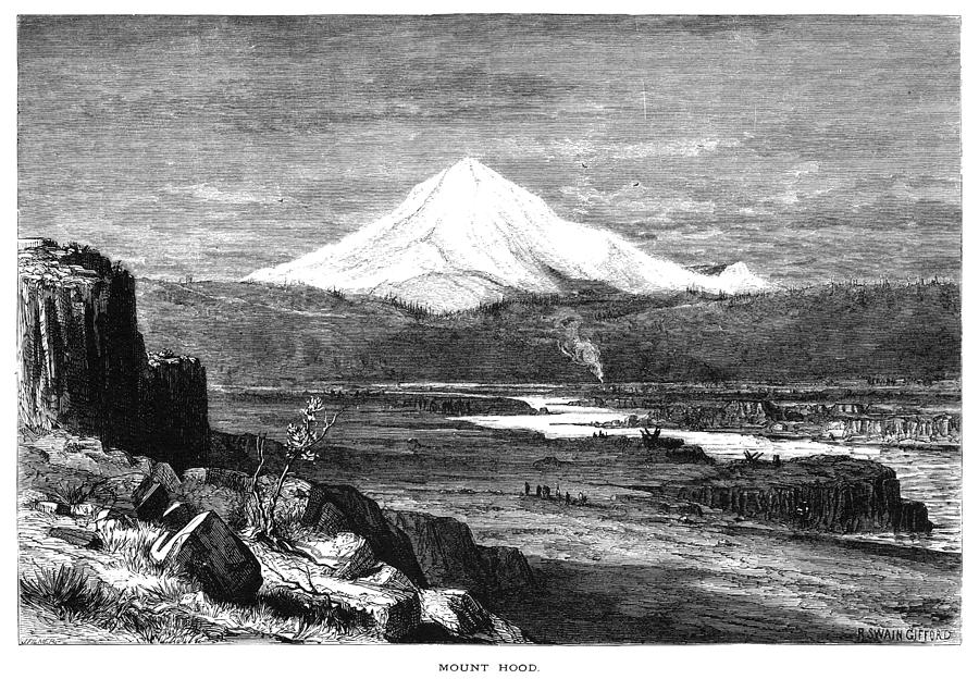 Oregon Mount Hood Drawing by Robert Swain Gifford Fine Art America