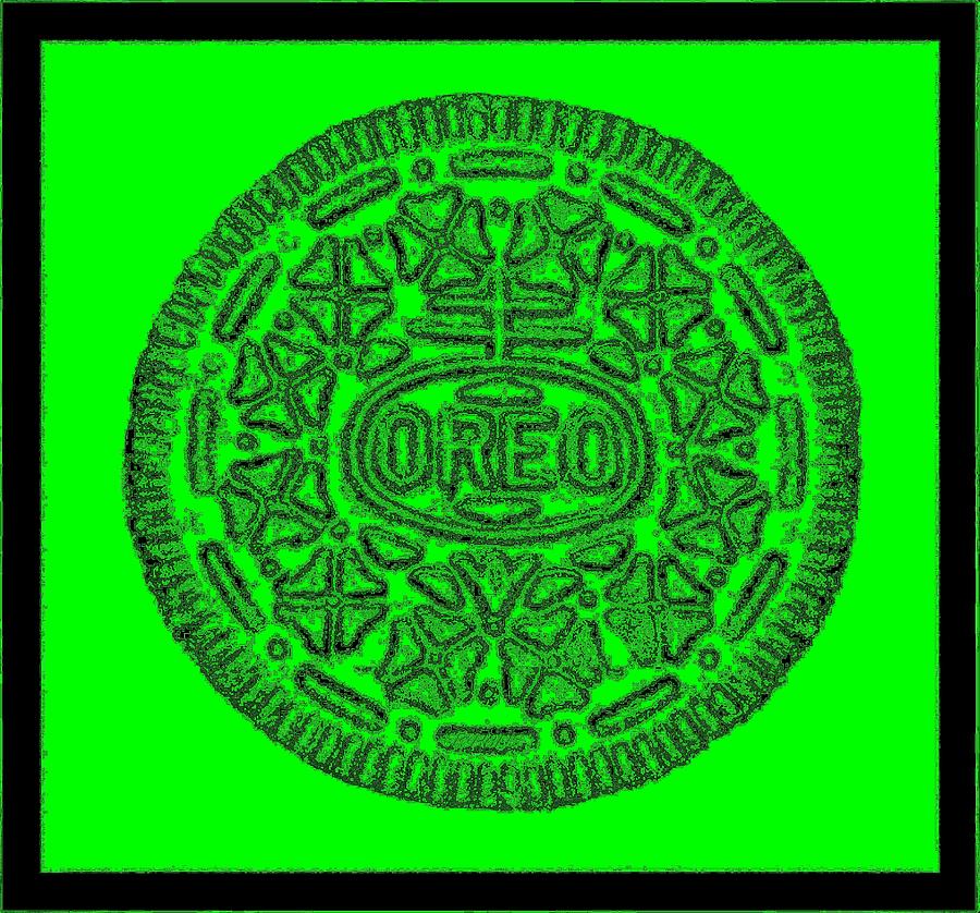 Oreo Redux Green 2 Photograph by Rob Hans