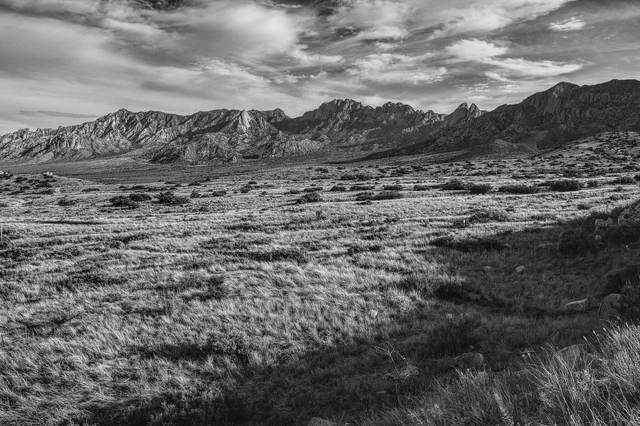Organ Mountains Black and White second iteration  Photograph by Chance Kafka