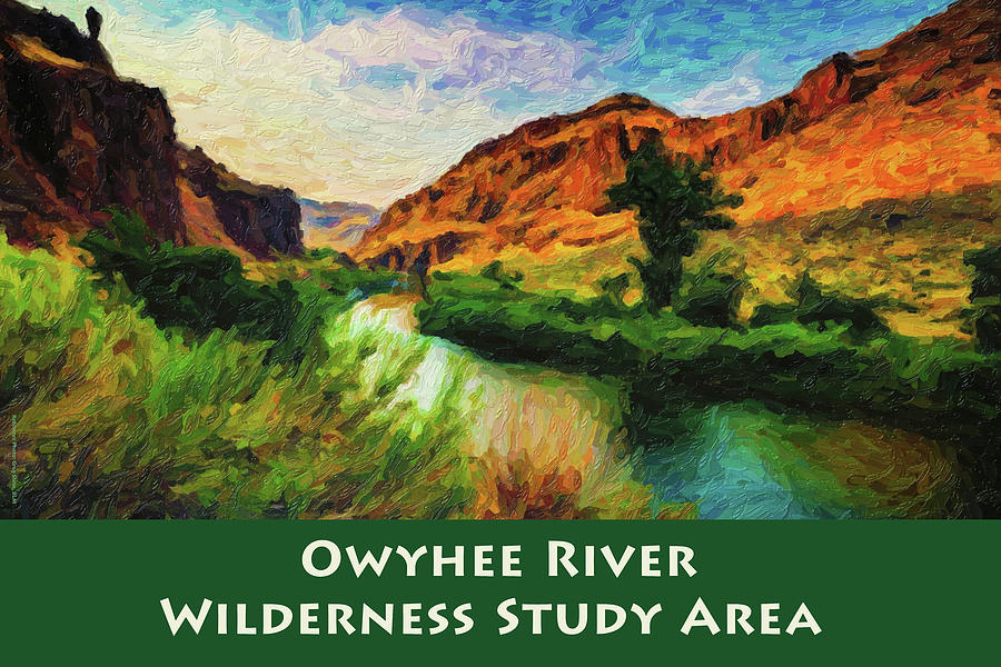 Owyhee River WSA Digital Art by Chuck Mountain