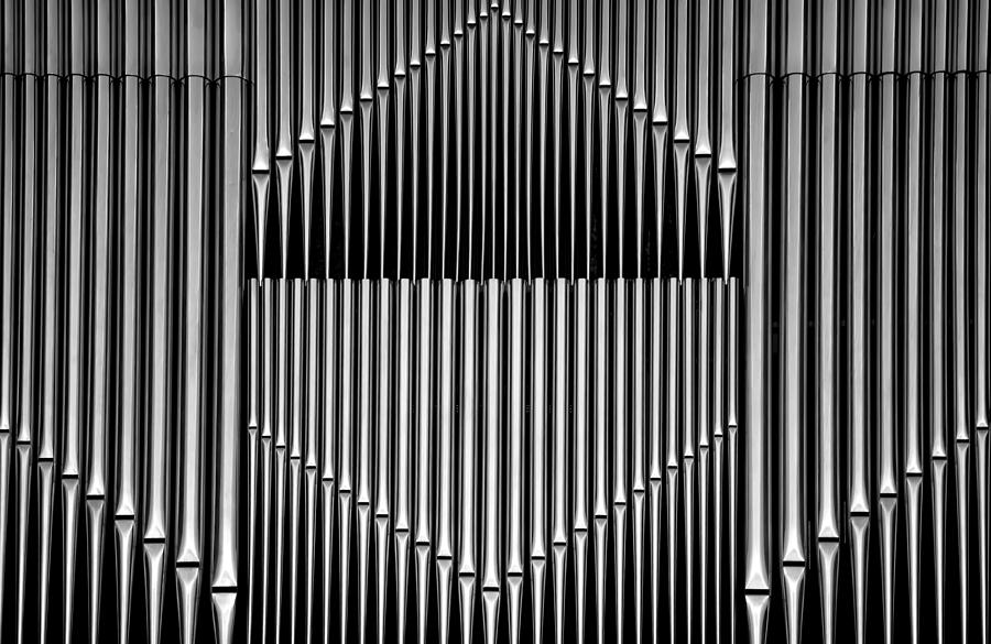 Abstract Photograph - Organ Pipes (iii) by Hans Peter Rank