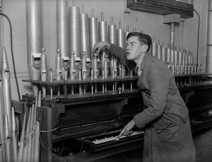 Organ Tuner Photograph by Fox Photos