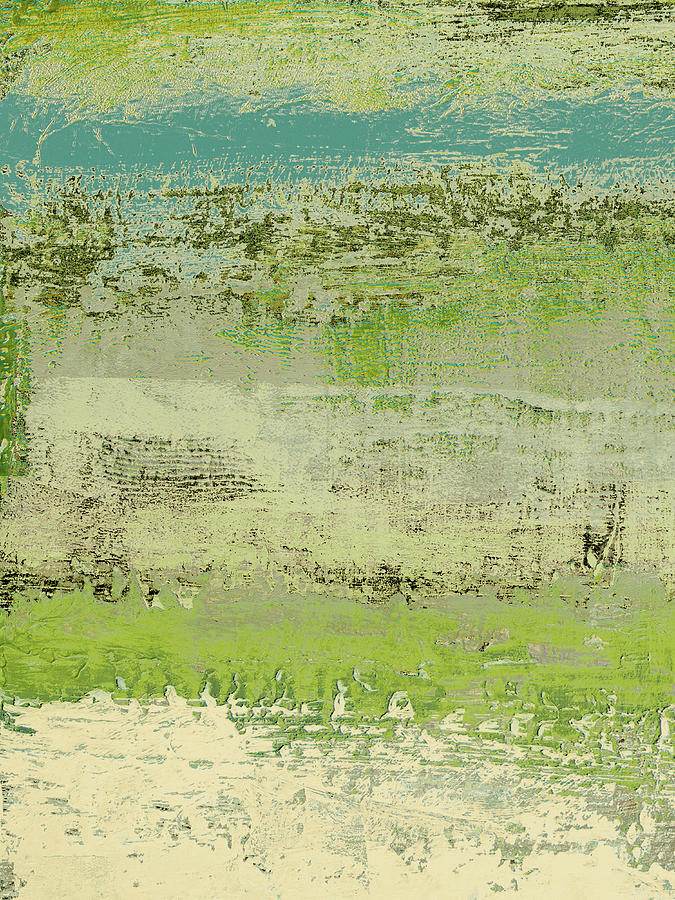 Abstract Painting - Organic Green I by Michael Marcon