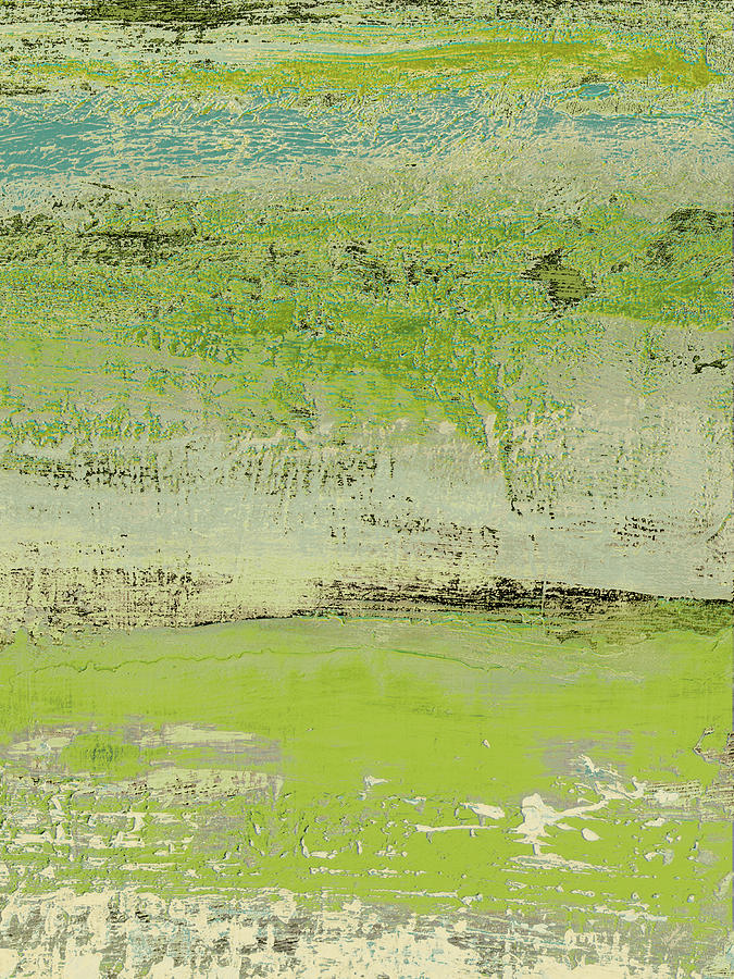 Abstract Painting - Organic Green II by Michael Marcon