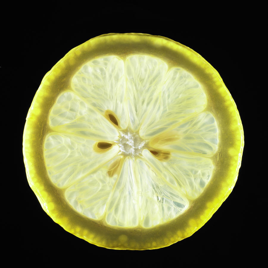 Organic Lemon Photograph by Monica Rodriguez