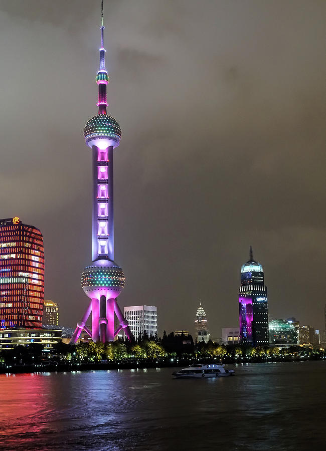 Oriental Pearl Tower Photograph by Nick Mares