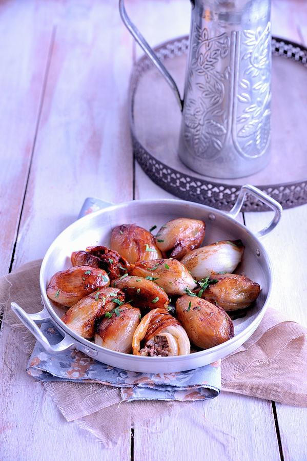 Oriental-style Stuffed Onions Photograph by Zitouni