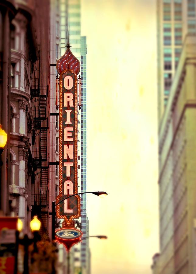 Oriental Theater  Photograph by Mary Pille