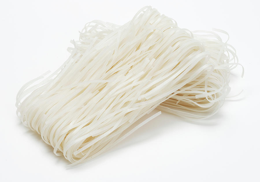 Oriental Wide Rice Noodles Photograph by Krger & Gross