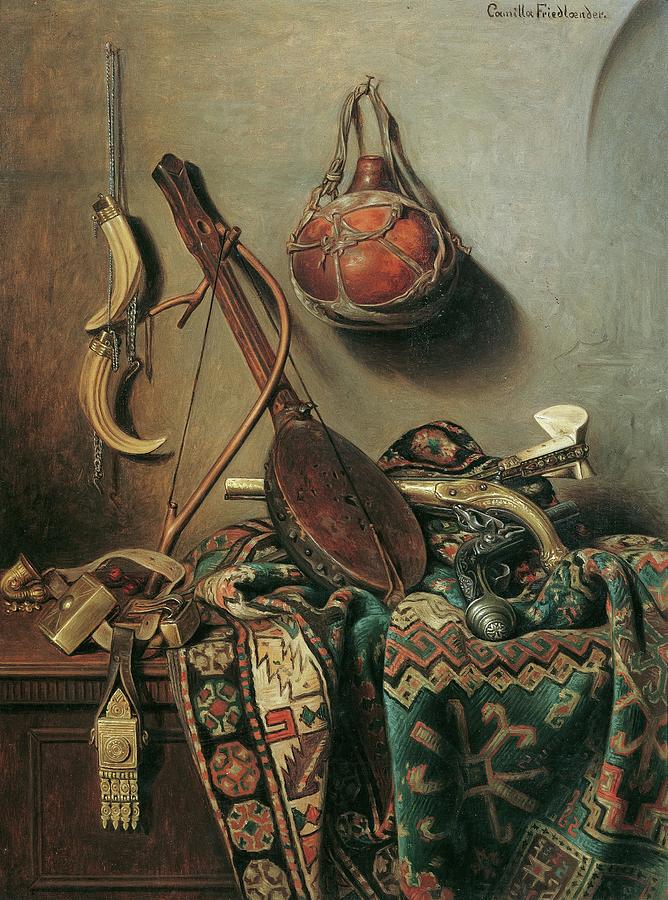 Orientalischer Hausrat Painting by Camilla Friedlander Edle Von Malheim ...