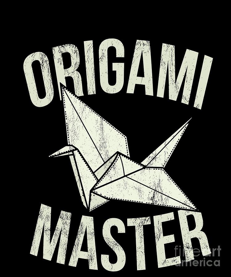 Origami Master Tshirt Paper Folding Teacher Student