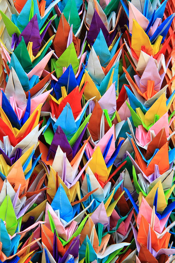 Origami Paper Folding Art Photograph by Michaël Ducloux