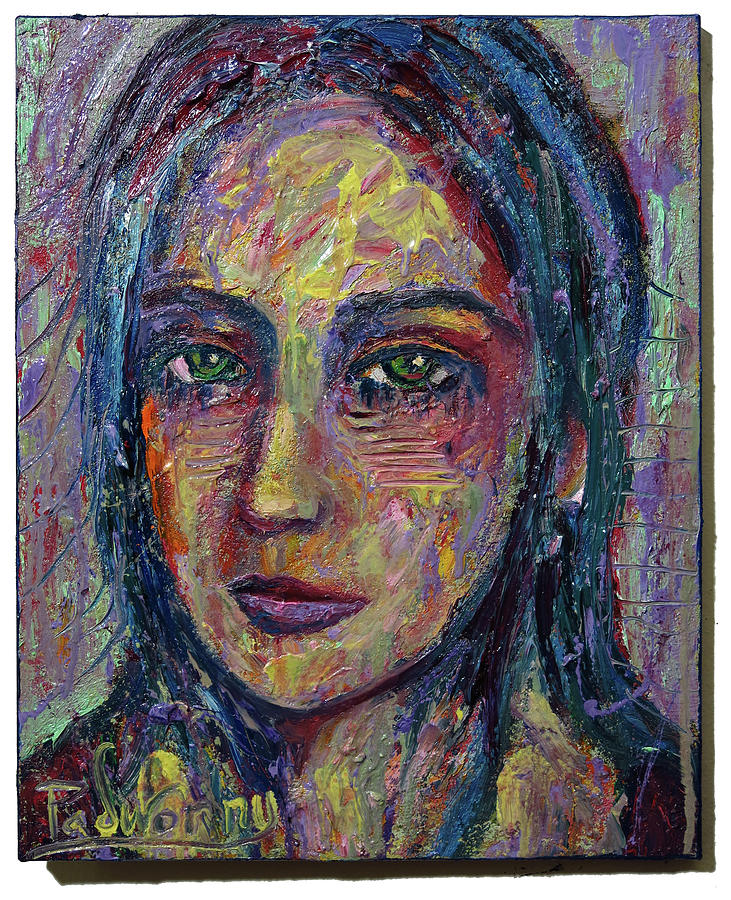 Original Abstract Art For Sale Expressionism Gallery Large Nyc Impasto Face Art Portrait Buy