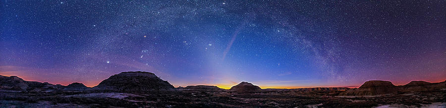 Winter Photograph - Orion And The Winter Stars At Dinosaur by Alan Dyer