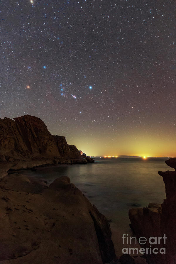Orion Constellation Rising Over Persian Gulf Photograph by Amirreza Kamkar / Science Photo Library