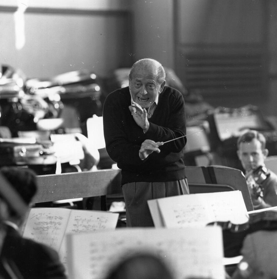 Ormandy Working Photograph by Erich Auerbach