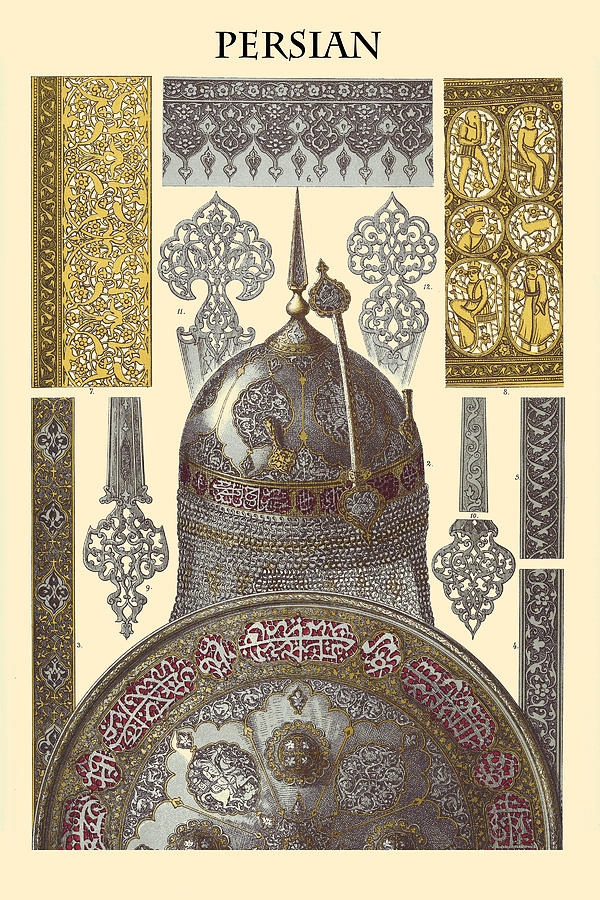 Ornament-PERSIAN Painting by Racinet