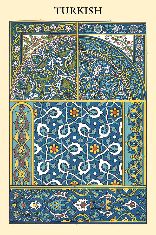 Ornament-TURKISH Painting by Racinet