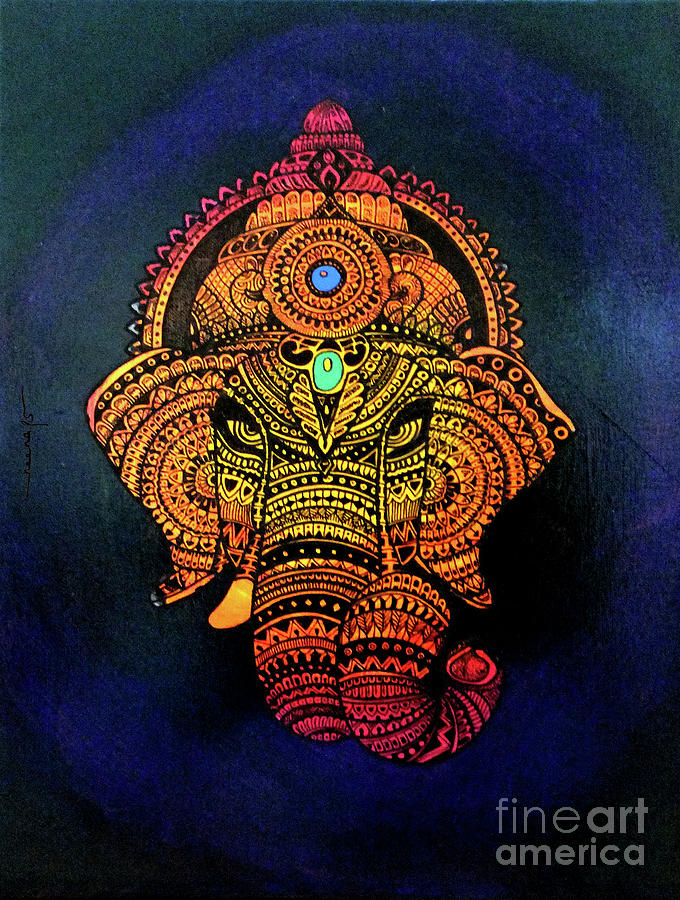 Ornamental Ganesha by Kreativ Corner Ornamental Ganesha by Kreativ Corner
