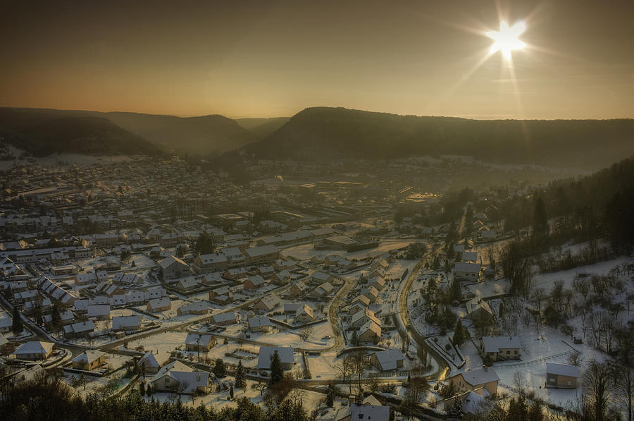 Ornans Town Photograph by Philippe Saire - Photography