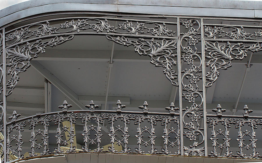 Ornate Balcony Photograph by Jean Noren