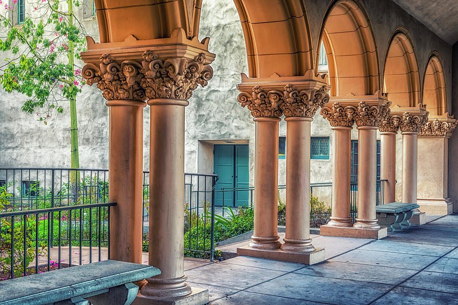 San Diego Photograph - Ornate Columns by Joseph S Giacalone