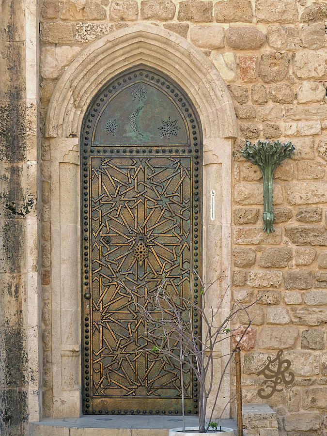 Ornate Metalic Doorway Photograph by Ginger Repke