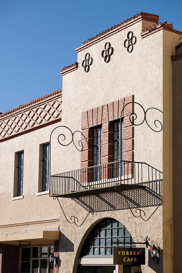 Ornate wrought iron balcony on building Photograph by David L Moore