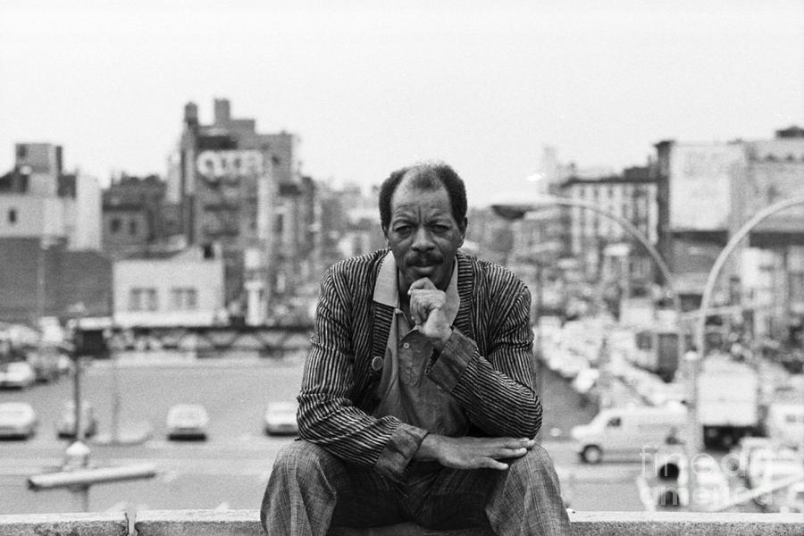 Black And White Photograph - Ornette Coleman In Nyc by The Estate Of David Gahr