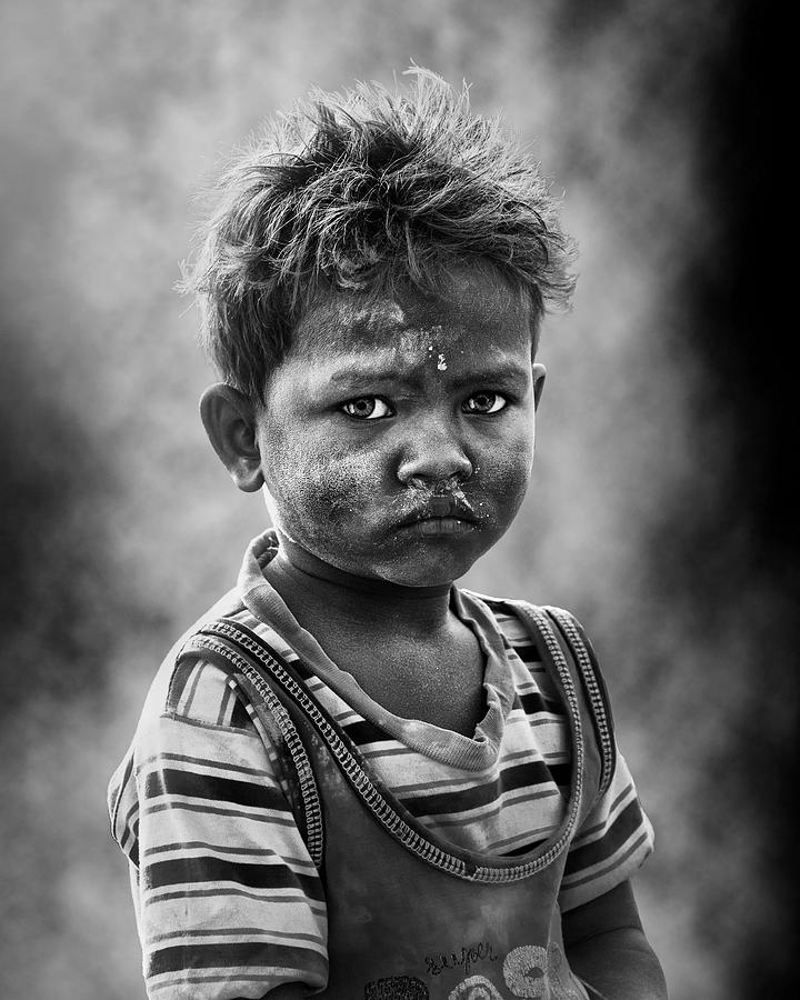 Orphan Child Photograph by Joyraj Samanta