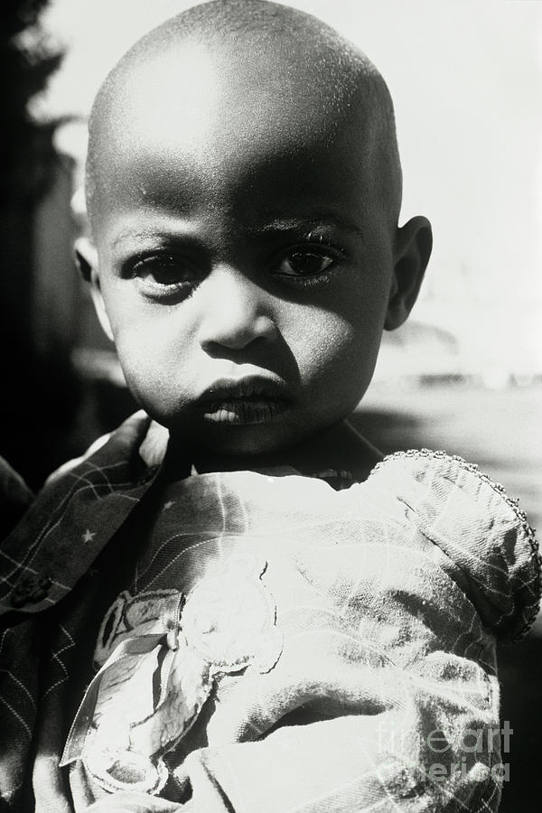Orphaned Child Photograph by Jason Kelvin/science Photo Library