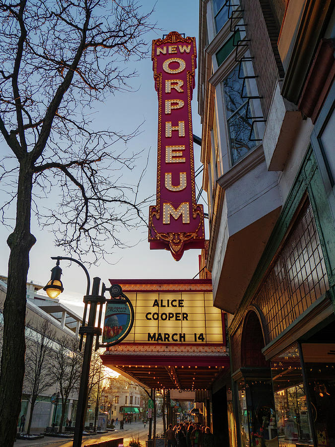 Orpheum Theater Madison, Alice Cooper Headlining Photograph by Todd Bannor