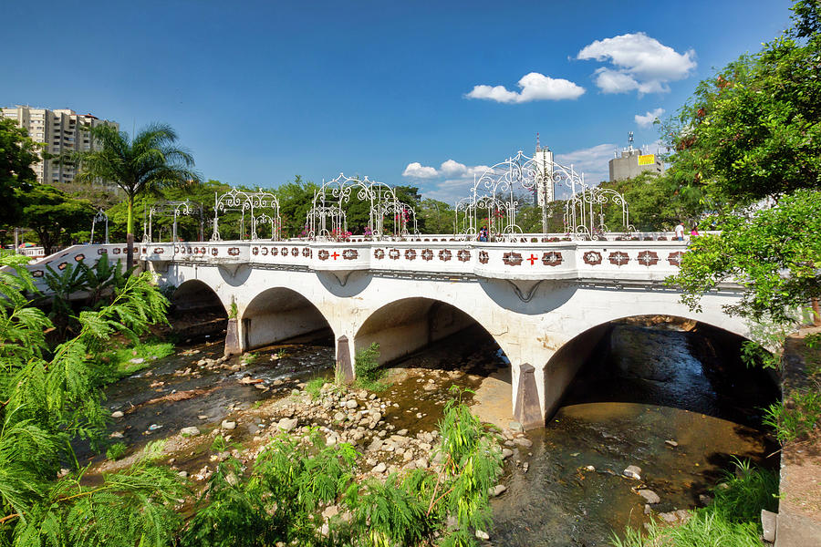 City Digital Art - Ortiz Bridge, Cali, Colombia by Photolatino